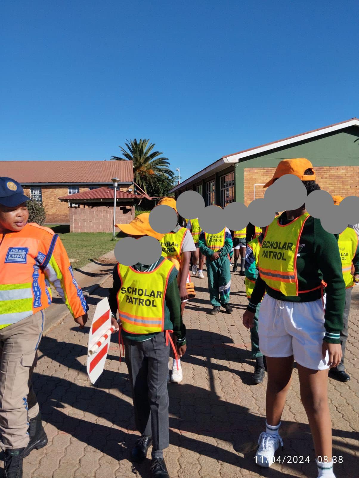 EMPD engaged in scholar patrol training in the Nigel area