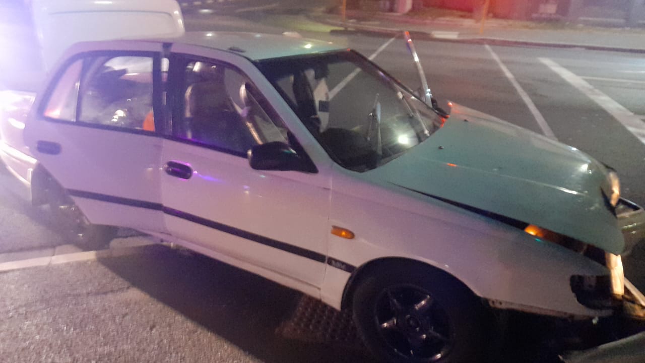 Suspects heading to court for possession of a hijacked vehicle and imitation firearm