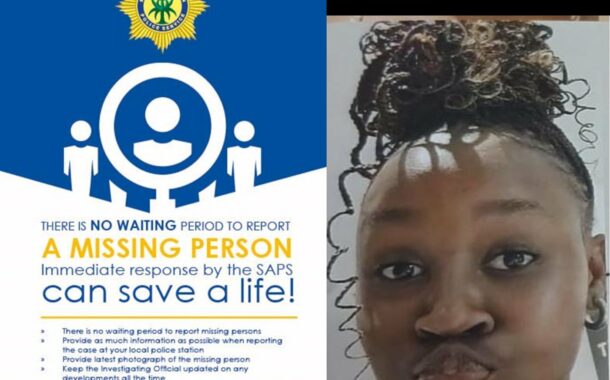 Police initiate a search after Mbali Thandeka Maloka went missing from Kutloanong
