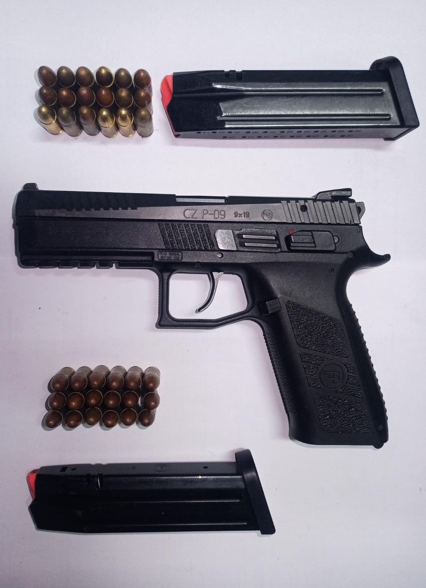 Police confiscated firearms in gang hotspot areas