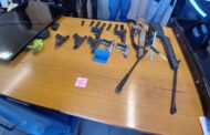 Illegal immigrants arrested in Vosloorus after they were found with ten unlicensed firearms and suspected stolen goods