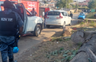 Uber vehicle used in a hijacking incident in Nordale