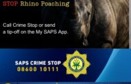 Police are hot on the heels of rhino poaching suspects