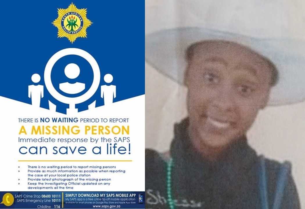 SAPS Bethelsdorp is searching for a missing 20-year-old female