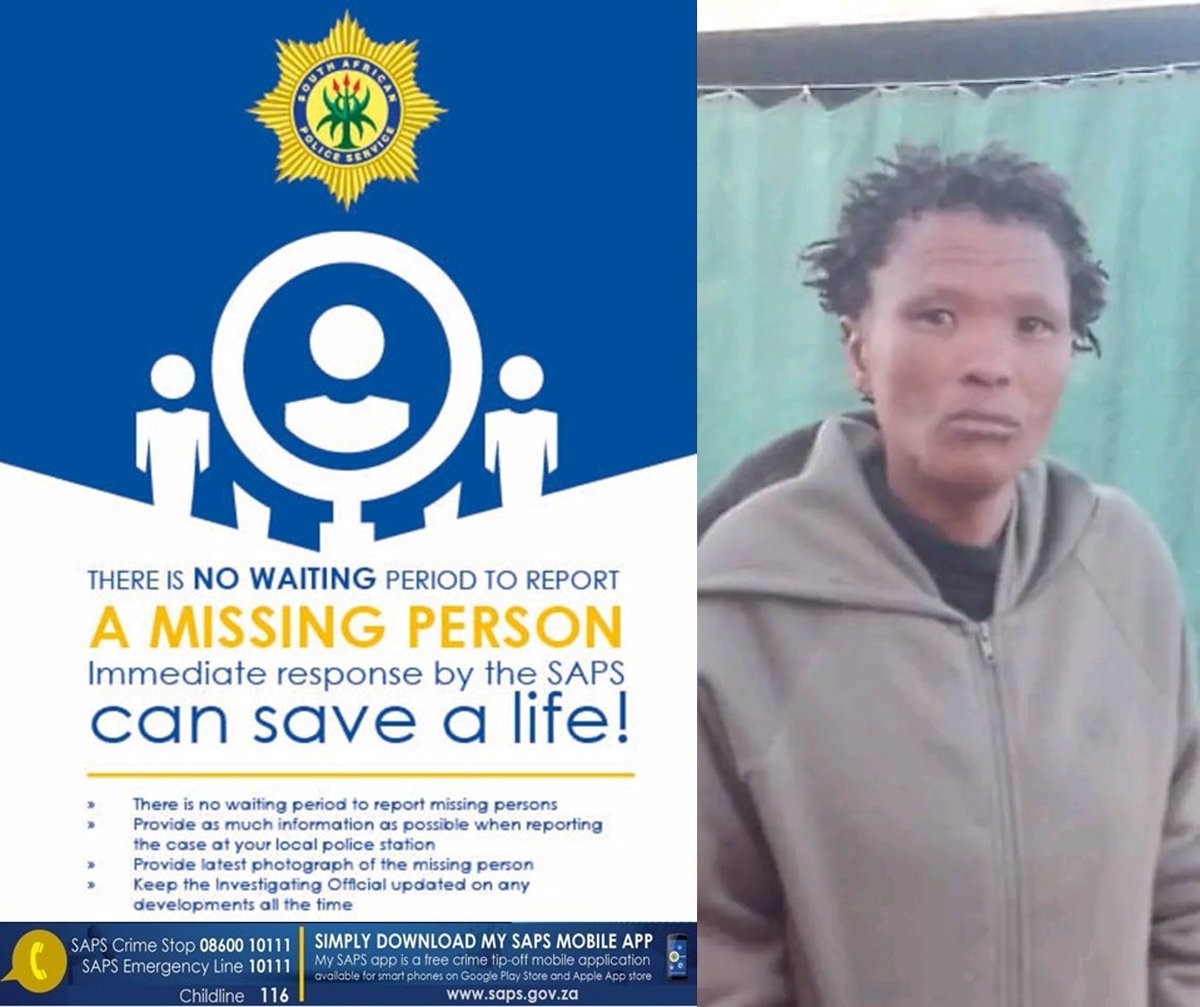 Britstown police need assistance in tracing a missing person