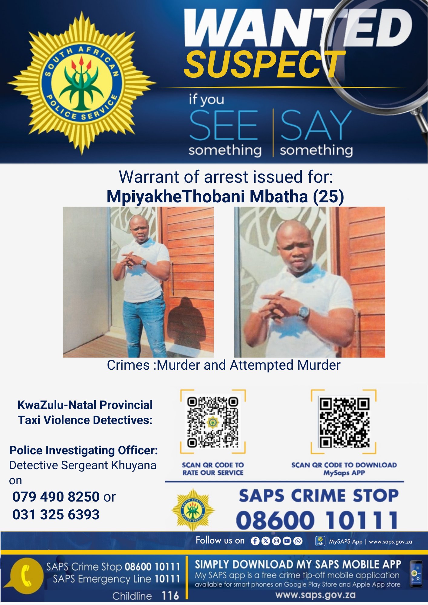 Hitman wanted by police for attacking twin brothers