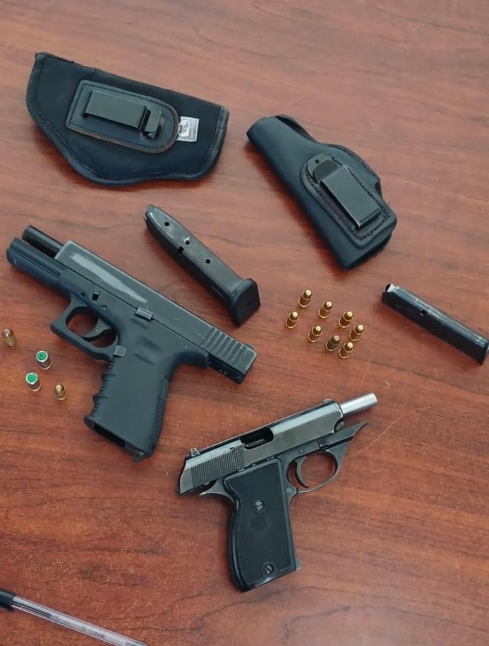 Suspects in custody for firearms and drugs
