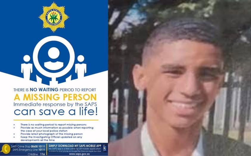Bishop Lavis FCS Unit needs assistance in locating a missing 15-year-old boy