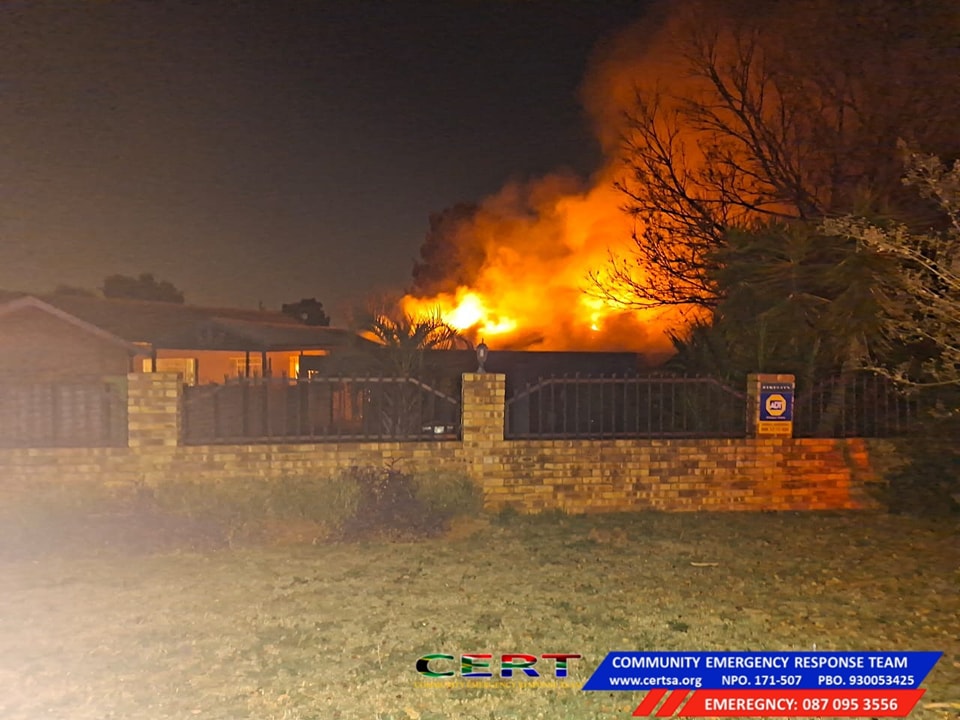 House Fire in Valhalla, Centurion