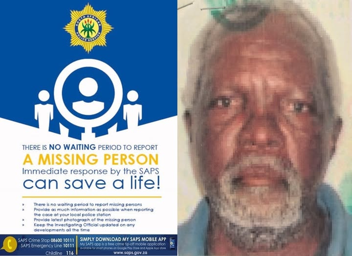 Help police locate missing male, Mthetheleni Mama (79