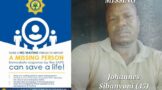 Help police reunite Johannes Sibanyoni (45) with his family
