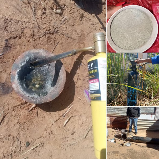 Suspects arrested for possession of unwrought precious metals and gold bearing material