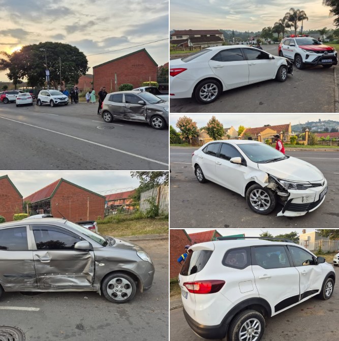 Three (3) Car Collision: Brindhaven - KZN