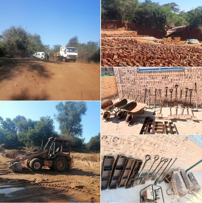 Police seized abandoned items and arrested illegal miner during Operation Vala Umgodi