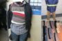 Suspects arrested in the possession of illegal firearms