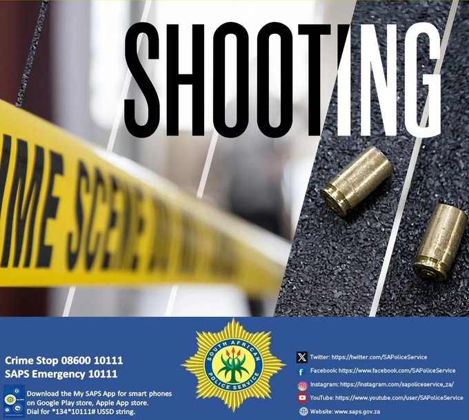 Police investigate a shooting incident, one fatally wounded whilst two others sustained injuries