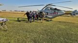 Patient Airlifted After Fall From Roof