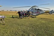 Patient Airlifted After Fall From Roof