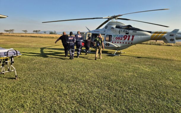 Patient Airlifted After Fall From Roof