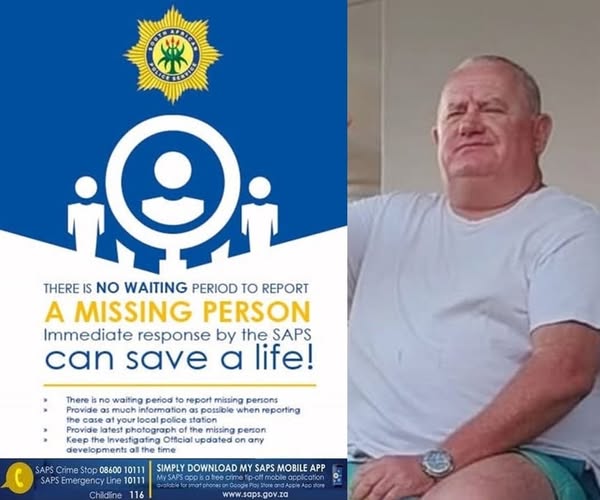 Kabega Park SAPS seeks missing man (58