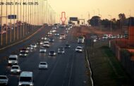 Road crash causing traffic delays on the R21 direction south, just before the Bapsfontein road