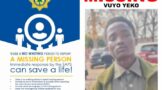 Help find missing Vuyo Yeko of Theunissen
