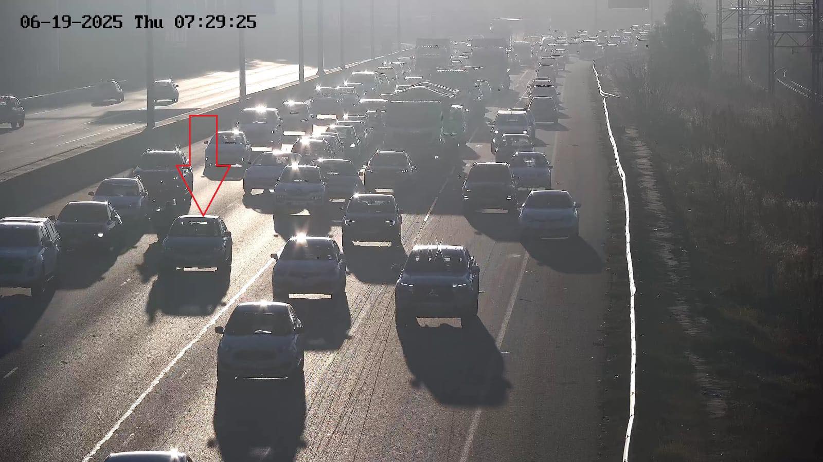 Accident causing traffic delays on the N12 west just before Tom Jones road