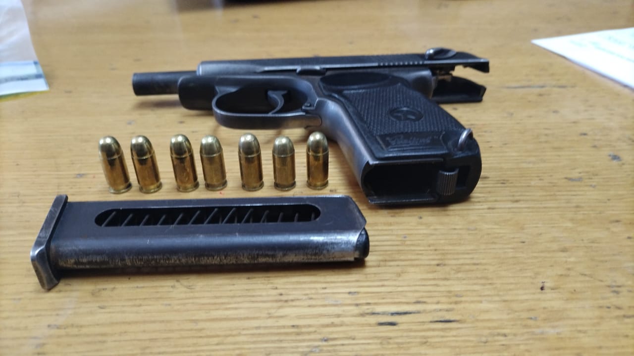 Operation Shanela members arrest a 23-year-old suspect for possession of unlicensed firearm and ammunition