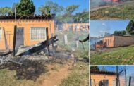 Wood & Iron Structure Destroyed In Fire: Canelands - KZN