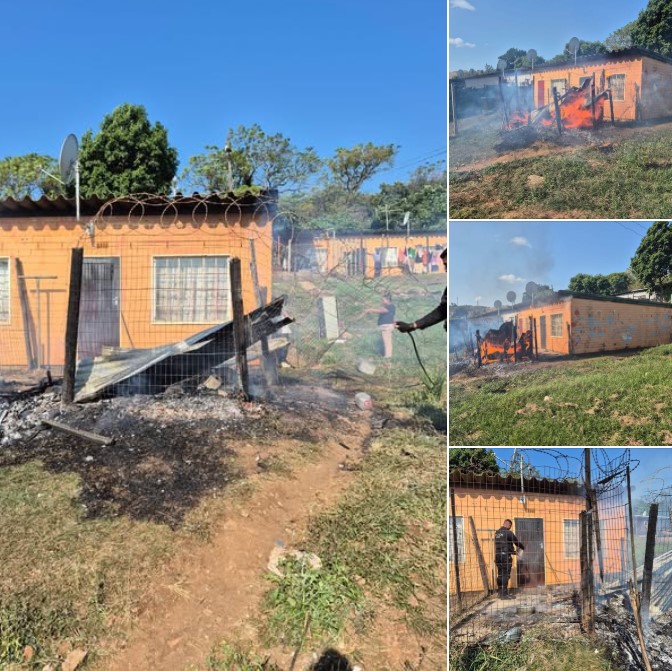 Wood & Iron Structure Destroyed In Fire: Canelands - KZN