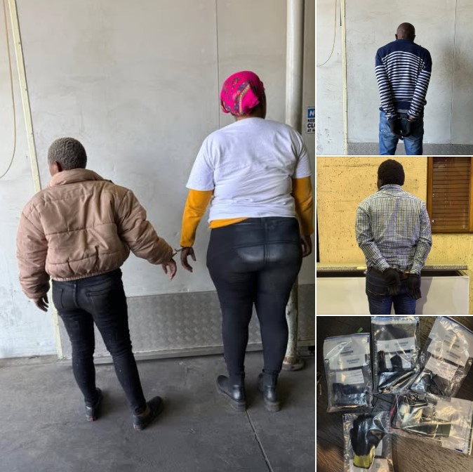 Suspects arrested for business robbery, possession of unlicenced firearm and ammunition