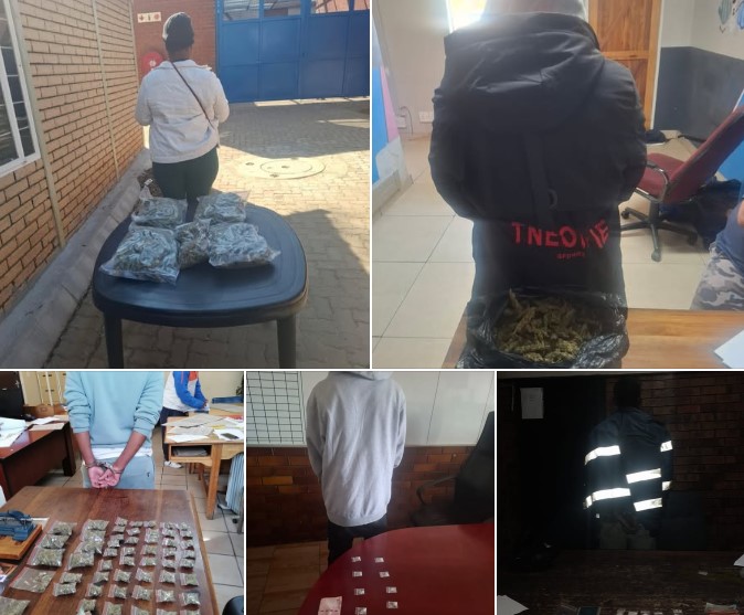 Dealers of illegal substances arrested in the Kempton Park, Alberton, Vosloorus, Daveyton and Springs areas