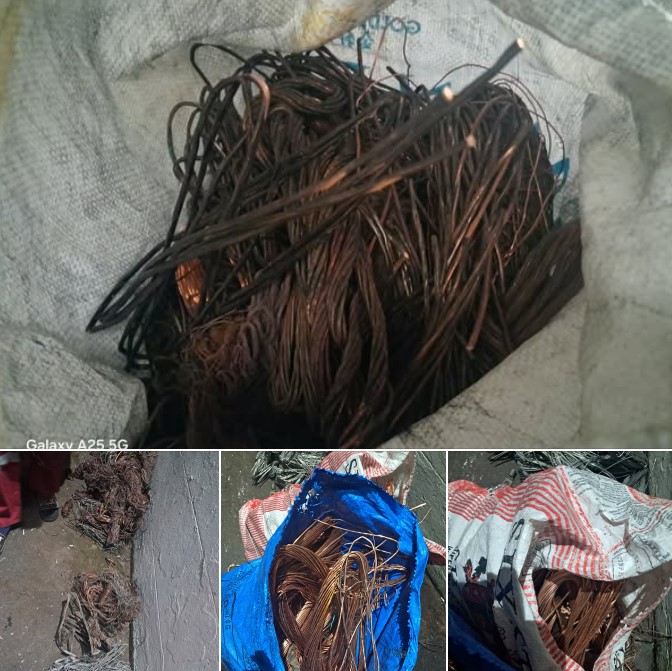 R850 000 stolen copper cables recovered in Malvern