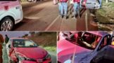 Vehicle Travelling Contra Flow Causes Collision: R102 Canelands - KZN