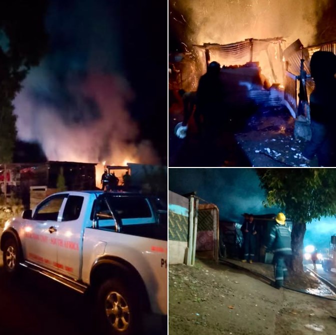 Wood & Iron Home Gutted In Fire: Mount Vernon - KZN