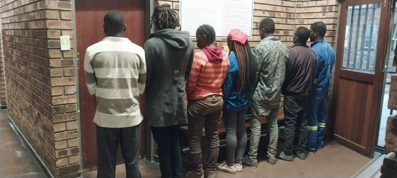 Police arrested seven illegal immigrants during operation Vala Umgodi