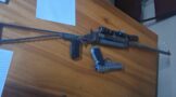 Suspect found in possession of a homemade firearm, and an unlicensed firearm