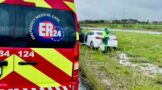 Single-vehicle crash at Polkadraai, Stellenbosch