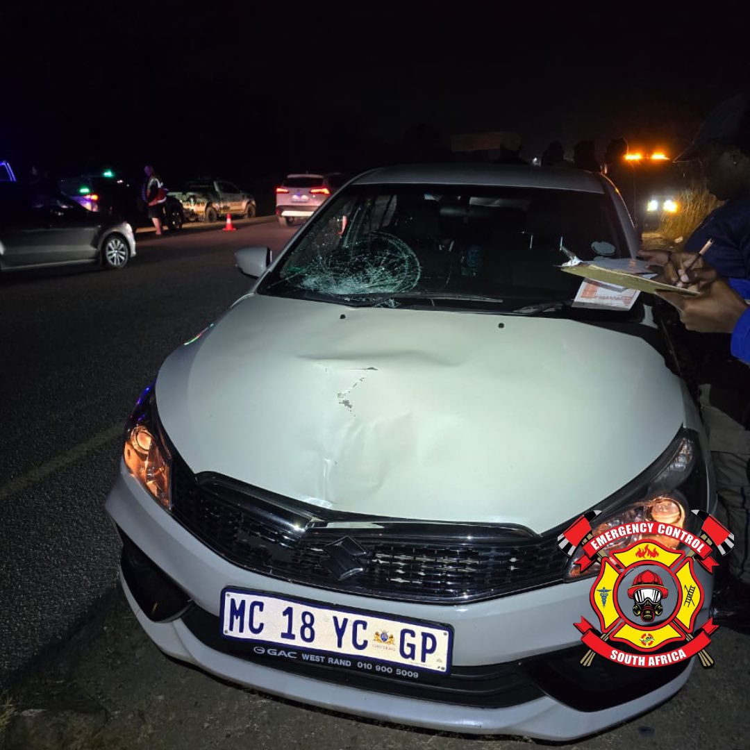 Pedestrian injured in a collision on Witkoppen Road, Randburg
