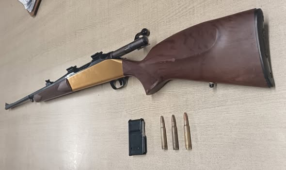 Suspects appear in court for the illegal possession of firearms