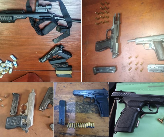 Gauteng police recover 141 unlicensed firearms