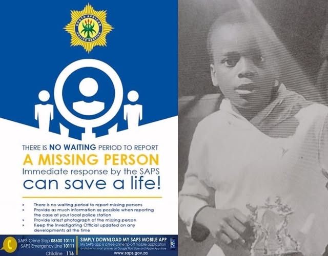 Search for missing Ashley Sithole Ndhlera from Kempton Park