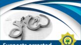 Five men arrested after a tip-off in connection with the theft of property from Hodisa Technical School