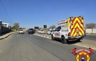 Three pedestrians hit by a vehicle on Boundary Road and Kiepersol Road, Honeydew