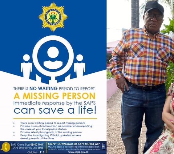 The police in Atteridgeville are requesting the public's assistance in locating Phaki Manas Tshungu