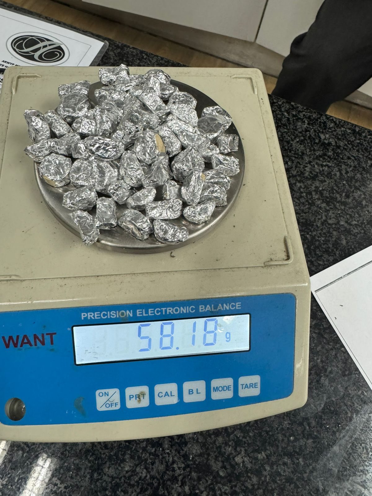 Suspect arrested for dealing with illegal substances at Temong section