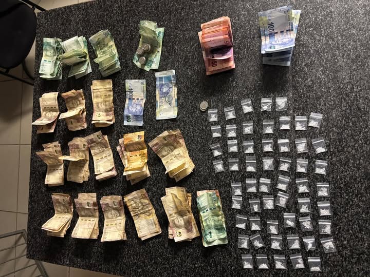 Suspects found in possession of drugs and cash at a residence in Chris Hani, Kopanong