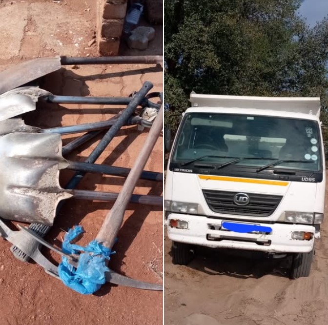 Illegal Mining suspects arrested and equipment seized at the Kubjanane River in Enable Village