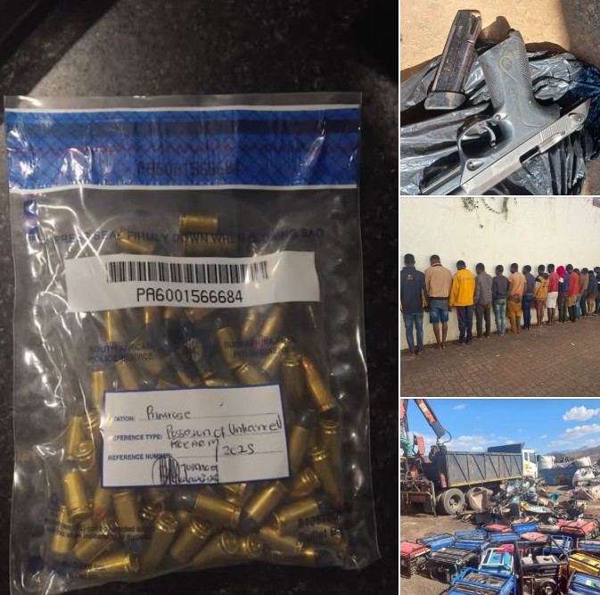 999 Suspects arrested, 28 firearms and 787 rounds of ammunition seized during nationwide Vala Umgodi operations in the month of July 2025
