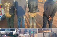 Arrest of four suspects for possession of stolen property in Mothibistad